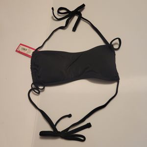 Xhilaration Bikini Top Juniors Size M Black 238 15 0287 Brand New